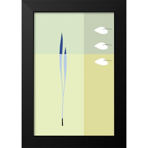 ELEMENTAL MOVEMENT I Black Modern Wood Framed Art Print by Sakai, Takashi