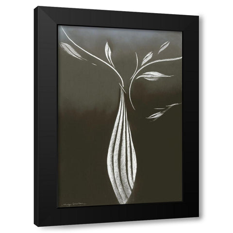 EBONY And IVORY I Black Modern Wood Framed Art Print by Robertson, Marilyn