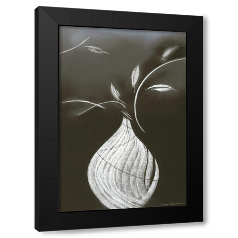 EBONY And IVORY II Black Modern Wood Framed Art Print by Robertson, Marilyn