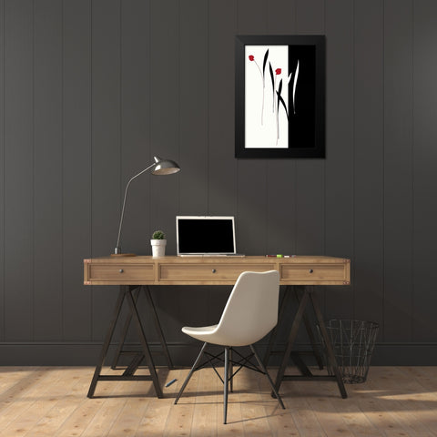 TRANQUIL GARDEN I Black Modern Wood Framed Art Print by Sakai, Takashi