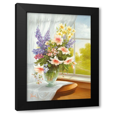 ON A SUNNY DAY I Black Modern Wood Framed Art Print with Double Matting by Fasani