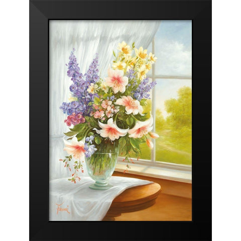 ON A SUNNY DAY I Black Modern Wood Framed Art Print by Fasani