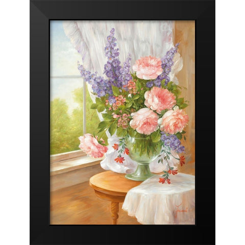 ON A SUNNY DAY II Black Modern Wood Framed Art Print by Fasani
