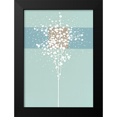 SPARKLING BLUE I Black Modern Wood Framed Art Print by Sakai, Takashi