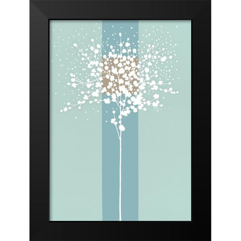 SPARKLING BLUE II Black Modern Wood Framed Art Print by Sakai, Takashi