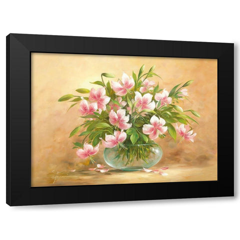 ABSOLUTELY BEAUTIFUL I Black Modern Wood Framed Art Print with Double Matting by Fasani