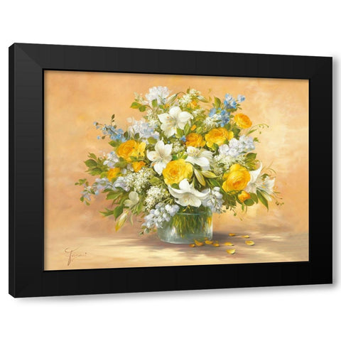 ABSOLUTELY BEAUTIFUL II Black Modern Wood Framed Art Print by Fasani