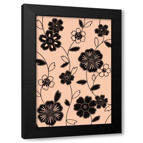 Accord I Black Modern Wood Framed Art Print with Double Matting by Design Show