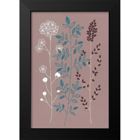 Shiny Blue I Black Modern Wood Framed Art Print by Design Show
