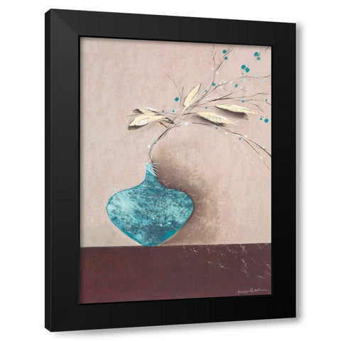 JADE I Black Modern Wood Framed Art Print by Robertson, Marilyn