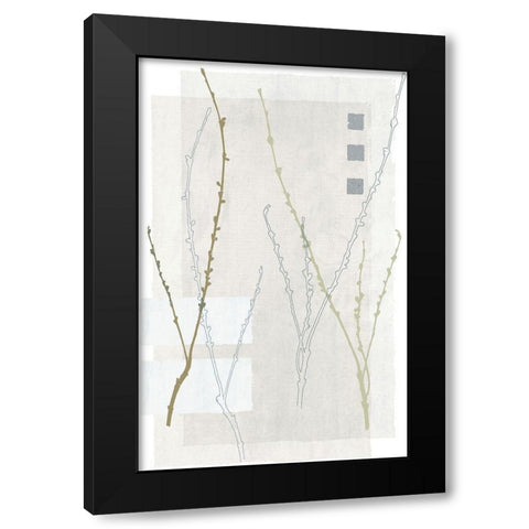 Spring Awakening I Black Modern Wood Framed Art Print with Double Matting by Verbeek-Van Den Broek