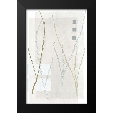 Spring Awakening I Black Modern Wood Framed Art Print by Verbeek-Van Den Broek
