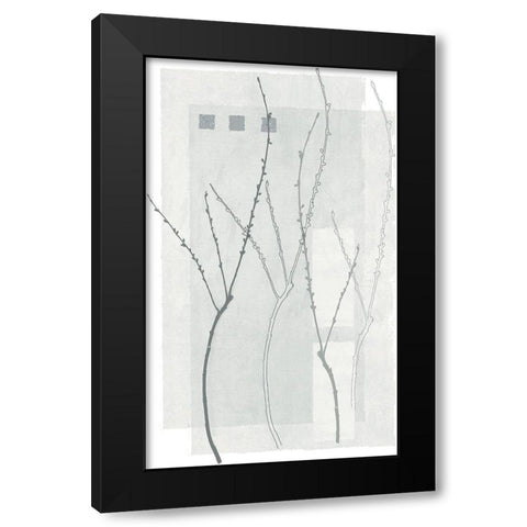 Spring Awakening II Black Modern Wood Framed Art Print with Double Matting by Verbeek-Van Den Broek