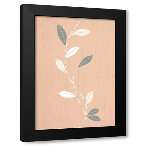 SILVER SPLENDOR II Black Modern Wood Framed Art Print by Design Show