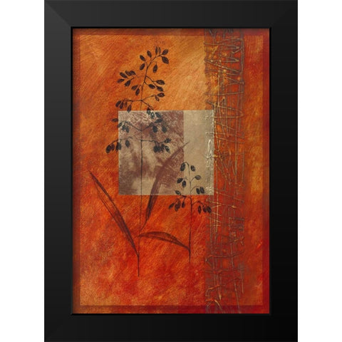 Autumn Prelude II Black Modern Wood Framed Art Print by Verbeek-Van Den Broek