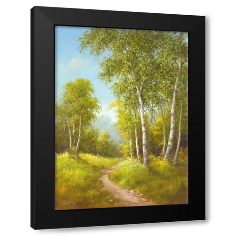 SUNDAY AFTERNOON I Black Modern Wood Framed Art Print by Smith, B.
