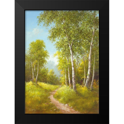 SUNDAY AFTERNOON I Black Modern Wood Framed Art Print by Smith, B.