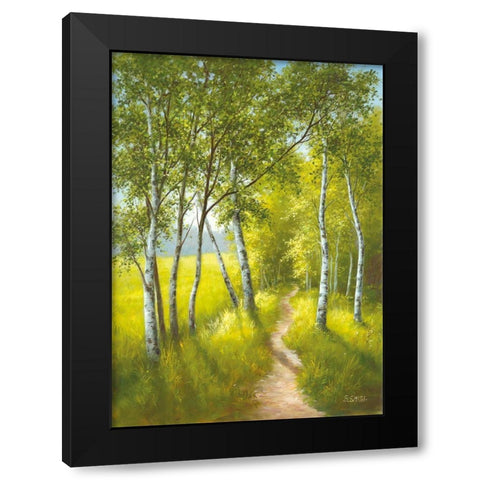 SUNDAY AFTERNOON II Black Modern Wood Framed Art Print by Smith, B.