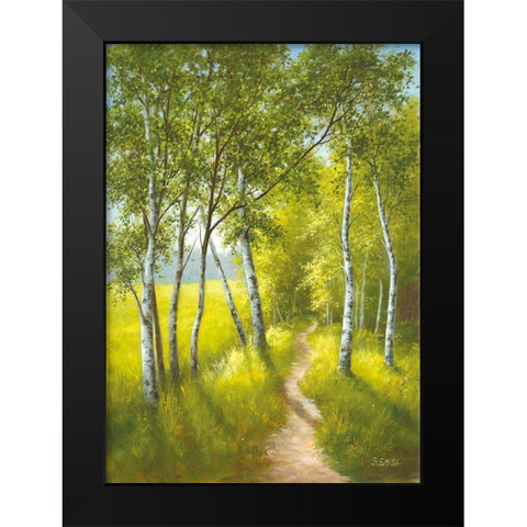 SUNDAY AFTERNOON II Black Modern Wood Framed Art Print by Smith, B.