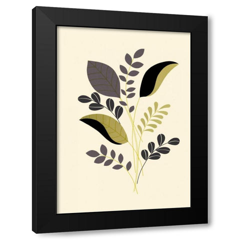 Citrus Stems II Black Modern Wood Framed Art Print by Design Show