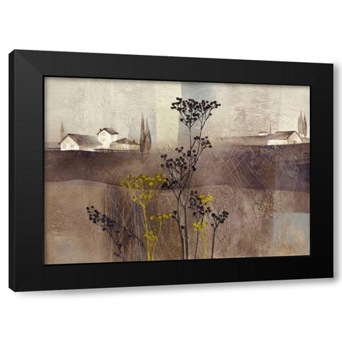 Tuscan Gold I Black Modern Wood Framed Art Print by Verbeek-Van Den Broek