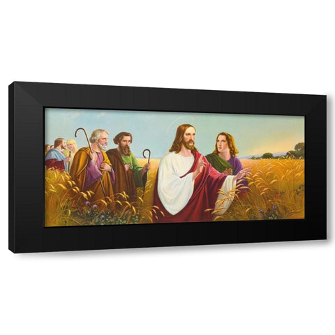 CHRISTUS IM Ã„HRENFELD Black Modern Wood Framed Art Print by Giovanni