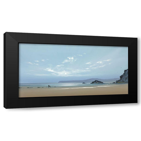 EBB TIDE I Black Modern Wood Framed Art Print by Lee, Spencer