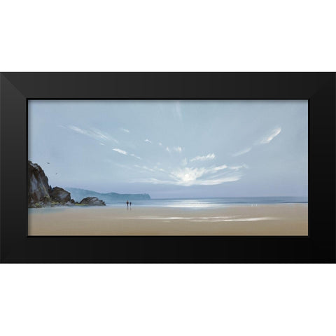 EBB TIDE II Black Modern Wood Framed Art Print by Lee, Spencer