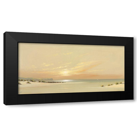 DISTANT SHORES II Black Modern Wood Framed Art Print with Double Matting by Lee, Spencer
