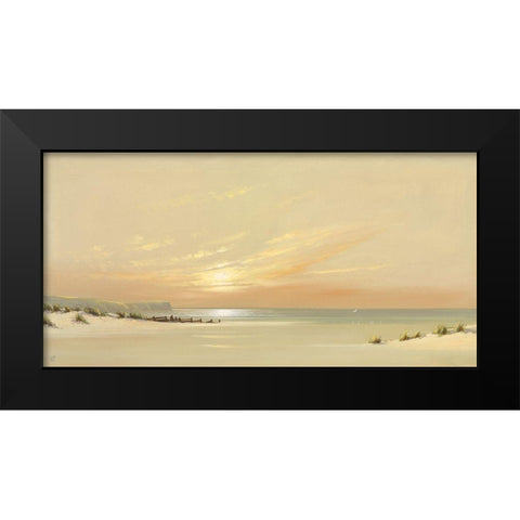 DISTANT SHORES II Black Modern Wood Framed Art Print by Lee, Spencer
