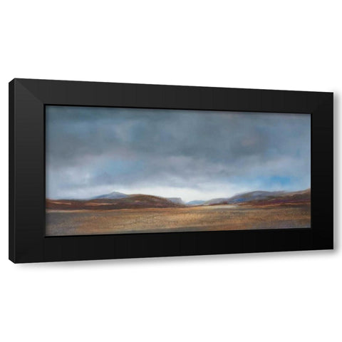 Hillside Vista II Black Modern Wood Framed Art Print with Double Matting by Dworok, Peter