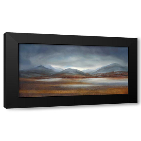 Natures Garden Black Modern Wood Framed Art Print with Double Matting by Dworok, Peter