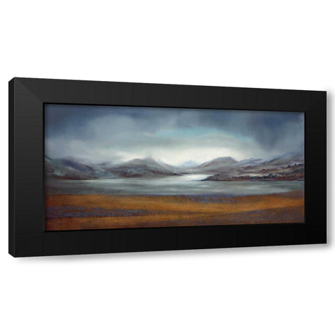 City Retreat Black Modern Wood Framed Art Print by Dworok, Peter