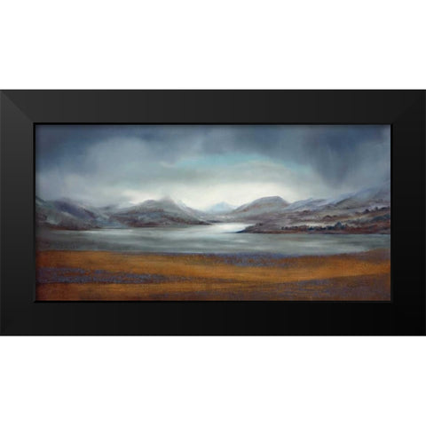City Retreat Black Modern Wood Framed Art Print by Dworok, Peter