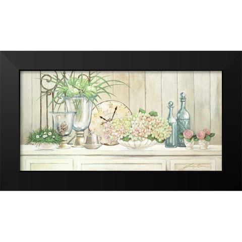 Timeless Black Modern Wood Framed Art Print by Moore, Linda