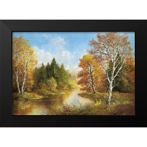 NATURES GIFT Black Modern Wood Framed Art Print by Glassl, Helmut