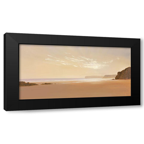 BEYOND THE BREAKERS I Black Modern Wood Framed Art Print by Lee, Spencer