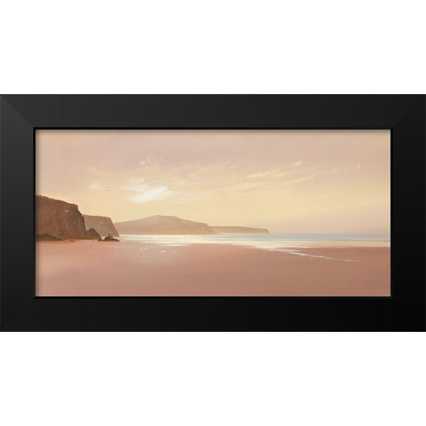BEYOND THE BREAKERS II Black Modern Wood Framed Art Print by Lee, Spencer