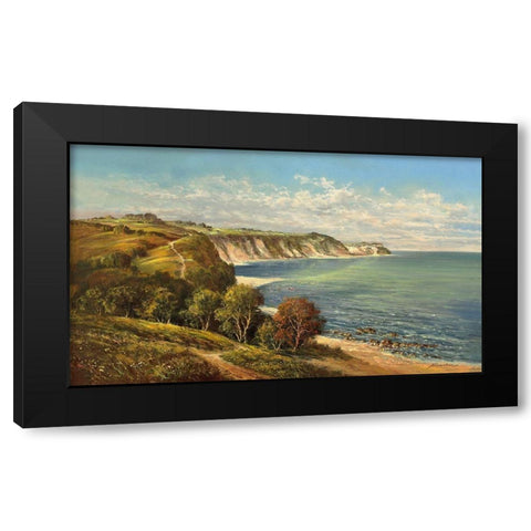 BALTIC SEA COAST I Black Modern Wood Framed Art Print by Buchner, H.