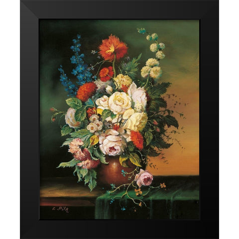 DUTCH STYLE CLASSICS I Black Modern Wood Framed Art Print by Pila