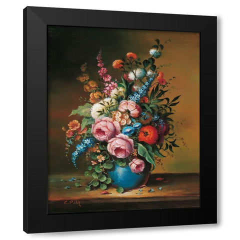 DUTCH STYLE CLASSICS II Black Modern Wood Framed Art Print by Pila