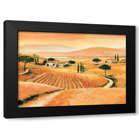 Tuscany IV Black Modern Wood Framed Art Print by Renee