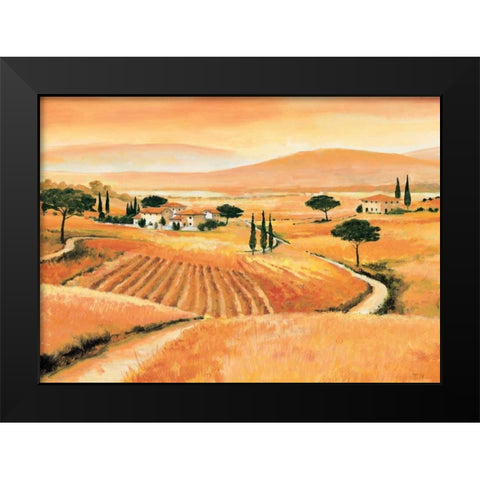 Tuscany IV Black Modern Wood Framed Art Print by Renee
