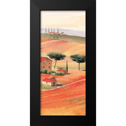 Tuscan Vilage VI Black Modern Wood Framed Art Print by Renee