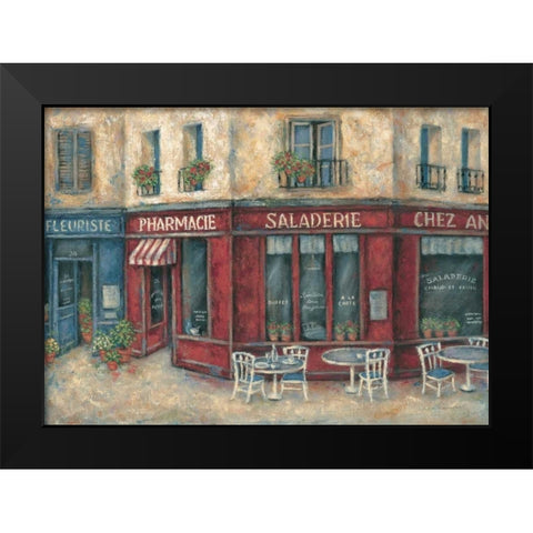 Saladerie Black Modern Wood Framed Art Print by Kaufman, Judy