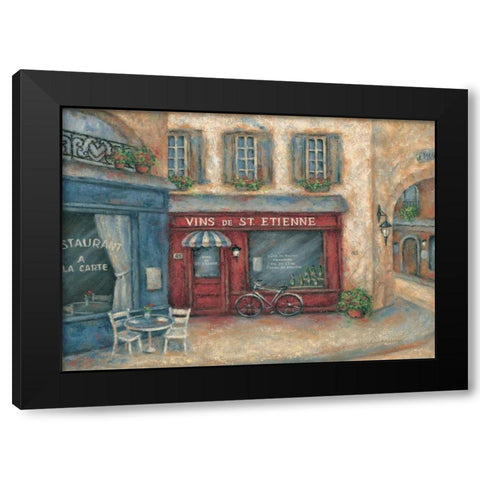 Vins St. Etienne Black Modern Wood Framed Art Print by Kaufman, Judy