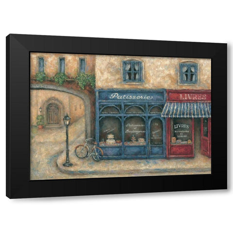 Patisserie Black Modern Wood Framed Art Print with Double Matting by Kaufman, Judy