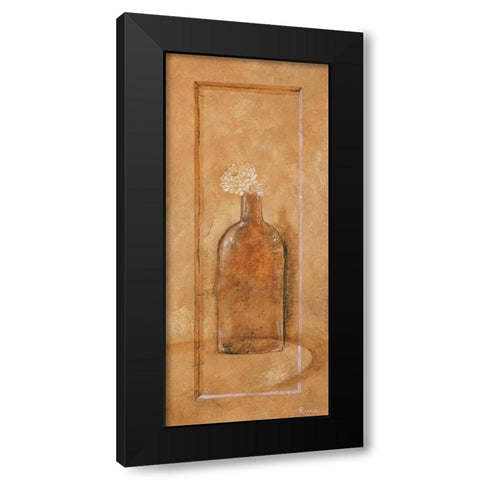 Royal brown I Black Modern Wood Framed Art Print by Renee