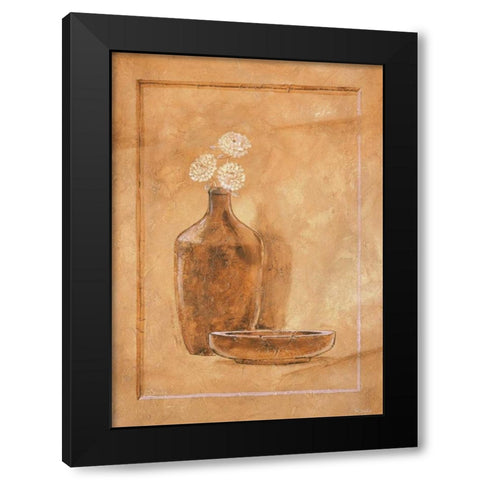 Royal brown II Black Modern Wood Framed Art Print by Renee