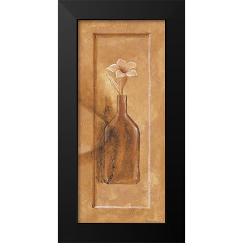 Royal brown IV Black Modern Wood Framed Art Print by Renee